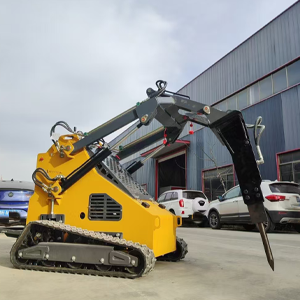 mini skid steer loader with hydraulic breaker
