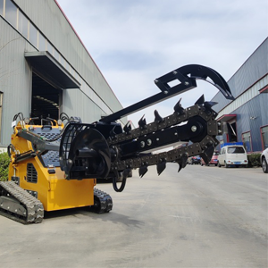 mini skid steer loaders with trencher
